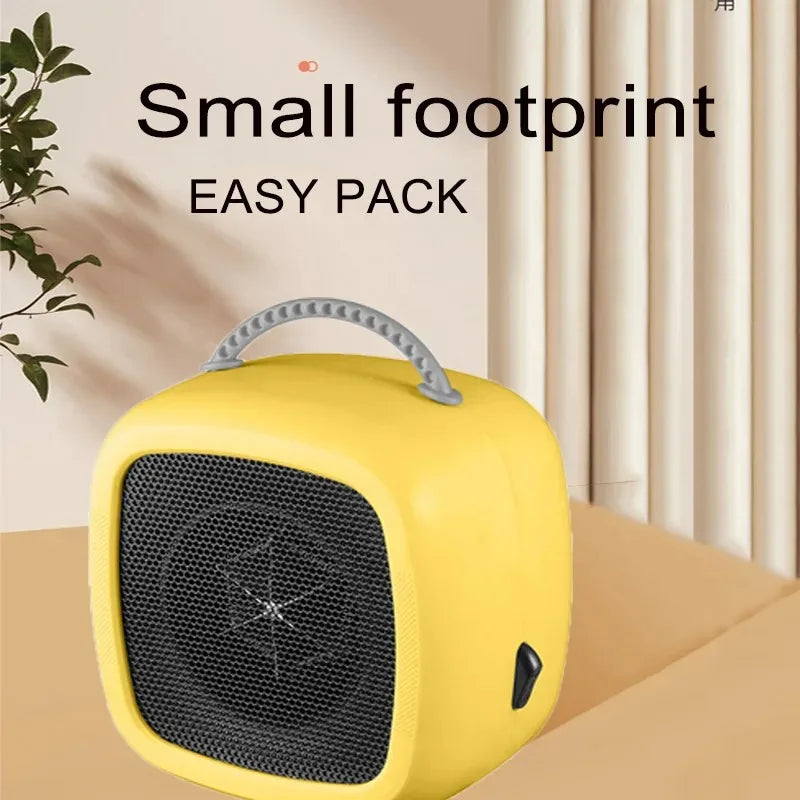 Small heater fan heater Heating in winter Office specific heater Small household heater With button switch Two gears Fan heater