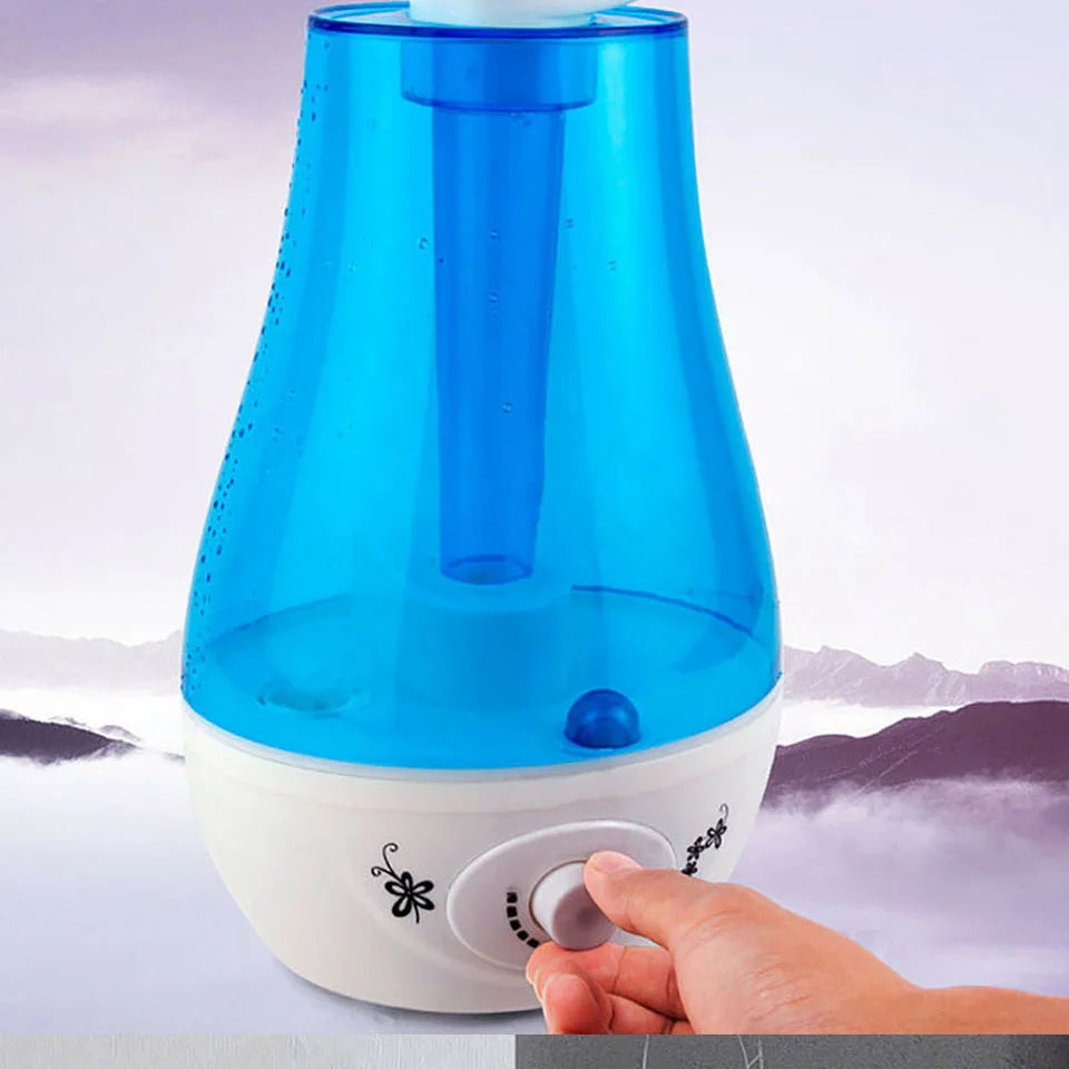 3000ML Ultrasonic Air Humidifier Double Sprayers Fog Mist Maker Essential Oil Diffuser 7 Color LED Aroma Diffusor Aromatherapy