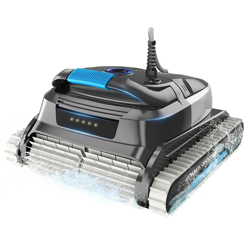 Swimming Pools Vacuum Cleaner Wireless for Floor Smart Cleaning Robot Auto-Parking Dual-layer Filtration120mins Running Time