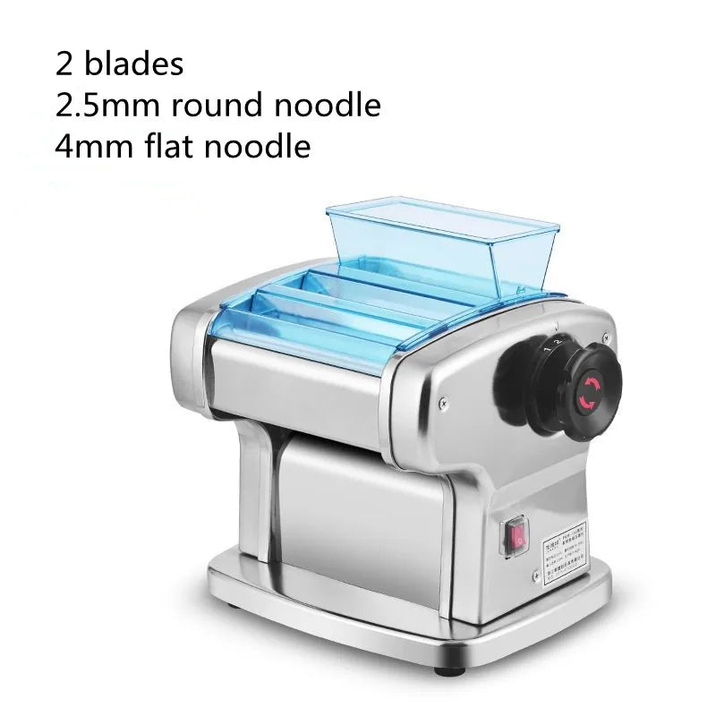 Electric Noodle Making Machine Stainless Steel Pasta Maker Cutting Slicer Noodle Pressing Machine Dough Cutter