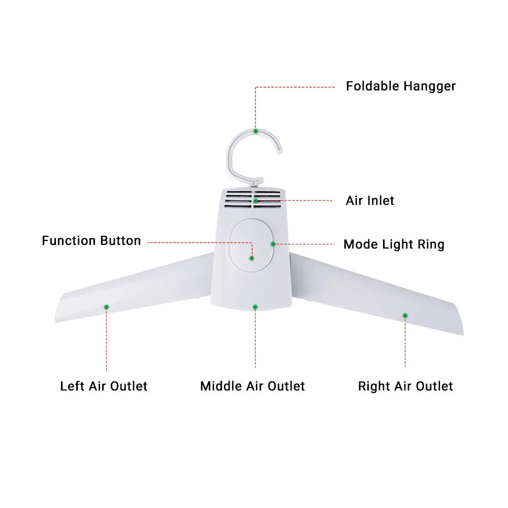 Customizable Electric Heated and Ironing Clothes Hanger