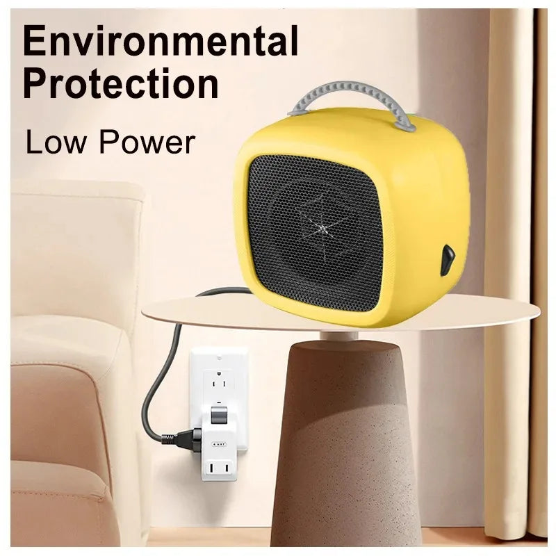 Small heater fan heater Heating in winter Office specific heater Small household heater With button switch Two gears Fan heater