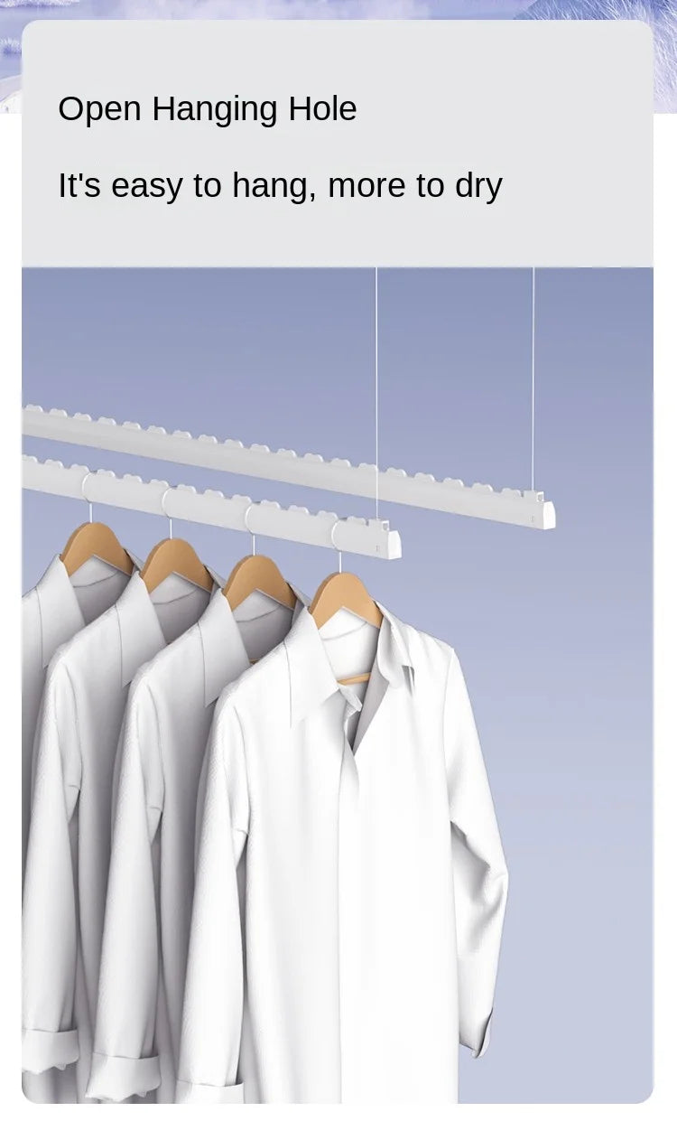 Smart Automatic Ceiling-Mounted Intelligent Lift Electric Laundry Dryer Supply Foldable Clothes Drying Rack for Balcony