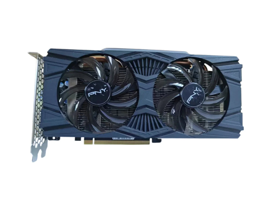 PNY GeForce GTX 1660 Ti 6GB GDDR6 192bit Game Graphics Card Support PCI-E 3.0 8Pin HDMI DP DVI Interface Dual Fan for Desktop PC