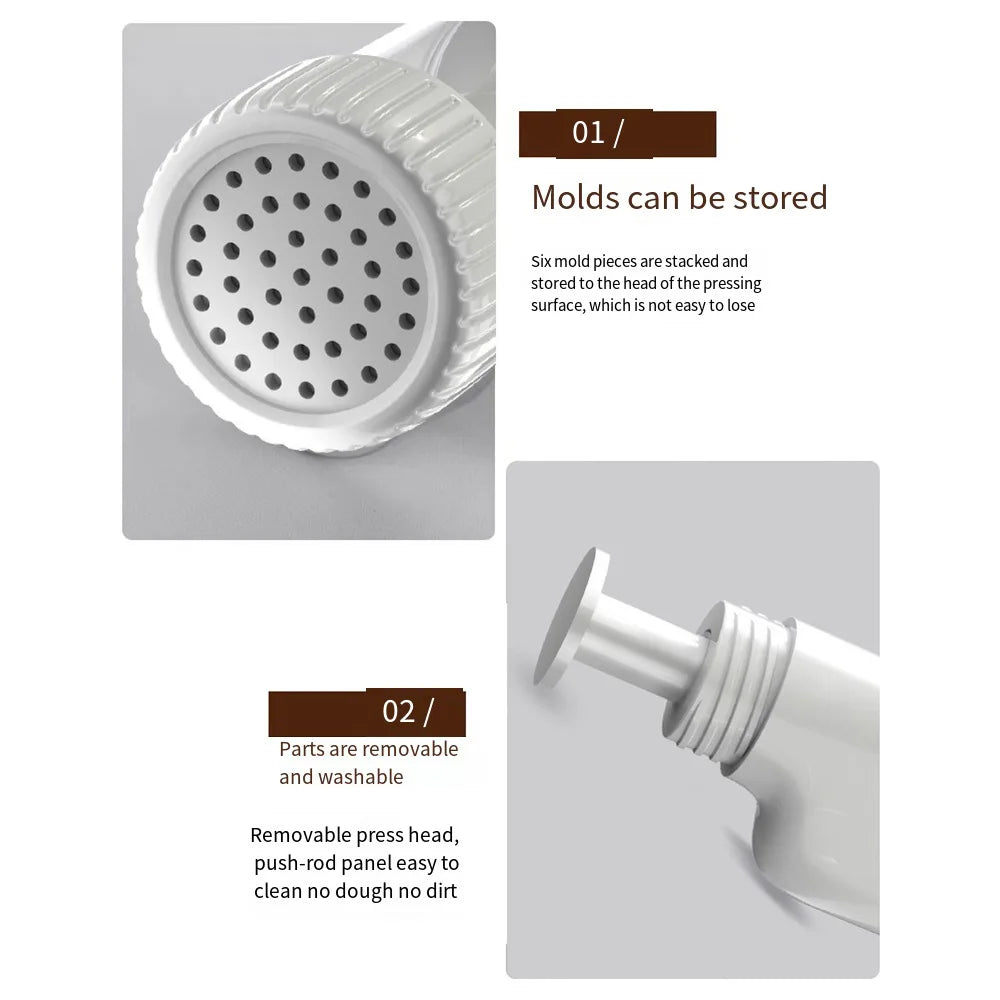USB Cordless Electric Pasta Maker Machine Automatic Pasta Noodle Maker Portable 6 Molds for Home Kitchen Gadget 제면기 국수기계