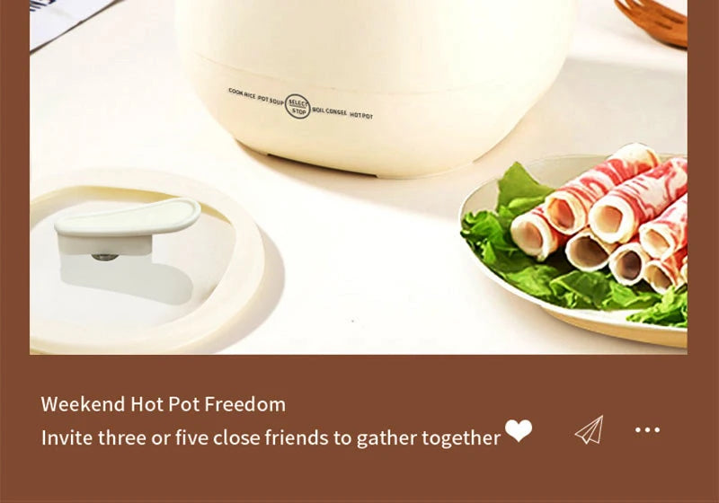 Mini Multi-function Smart Rice Cooker Small Non-Stick Cooker Ricecooker Household Multifunction Electric Cooking EU Plug