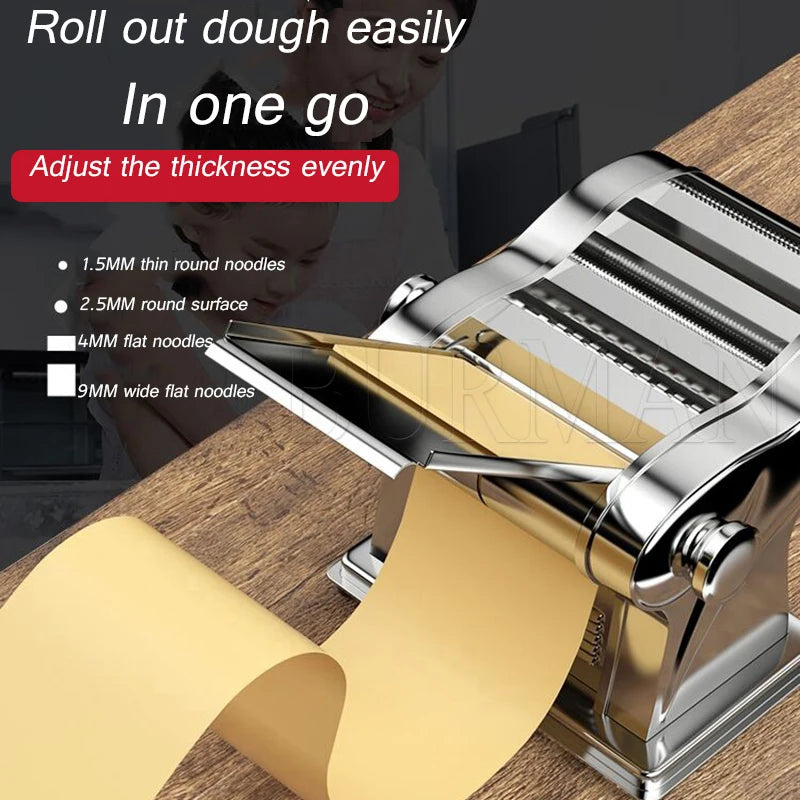 Electric Noodle Dumpling Wrapper Maker Machine Pasta Noodle Machine Commercial Household Stainless Steel Noodle Press Machine