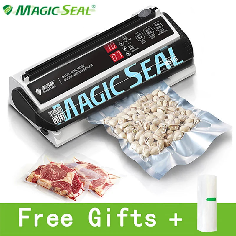 Senior Electric Vacuum Sealer Packaging Machine For Home Kitchen For Sealing Fresh Packaging Machine For Food Preservation MS175