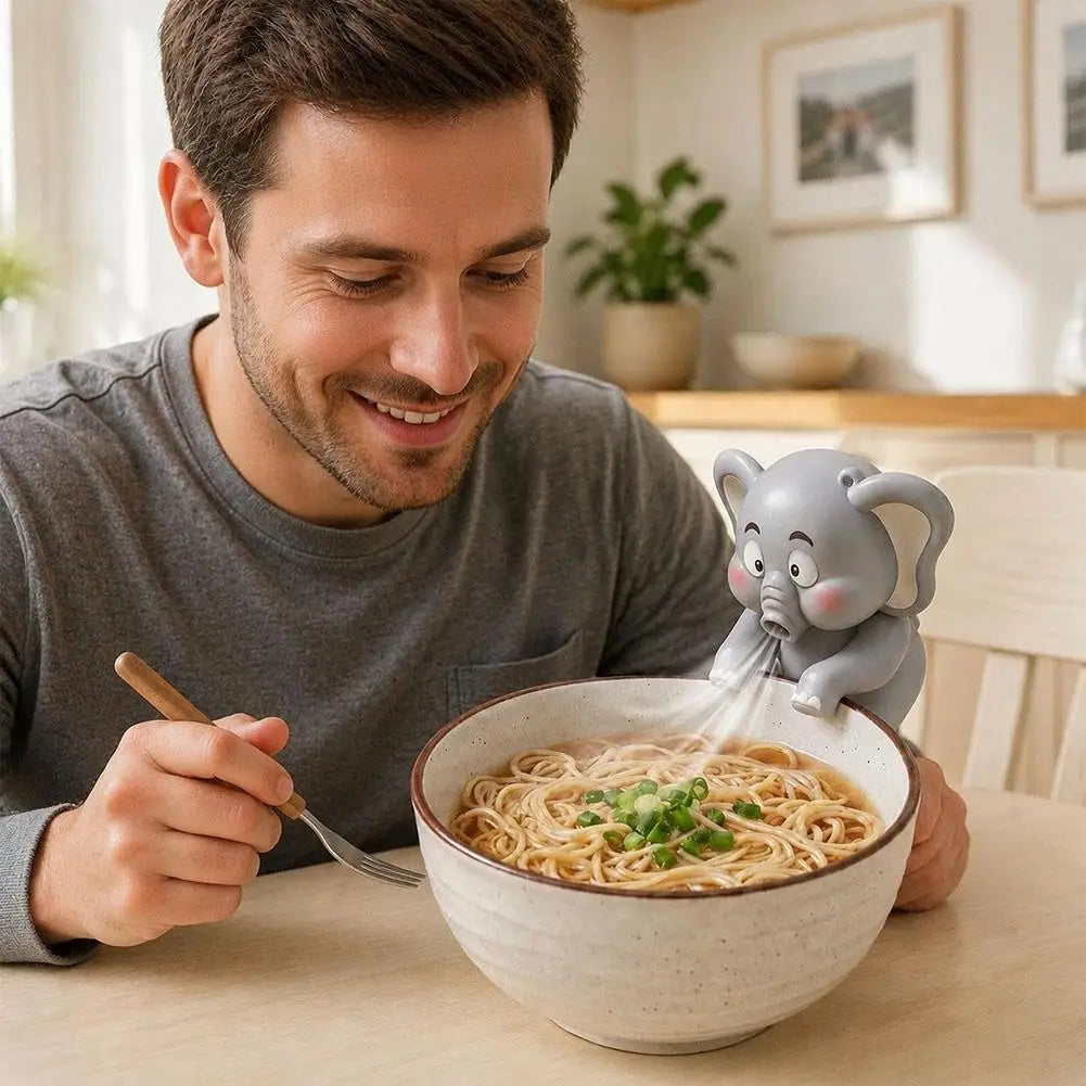 Portable Desktop Cooling Fan Electric Hanging Food Cooler Air Blower Kids Elephant Dinosaur Design Hand Fan For Travel Dining