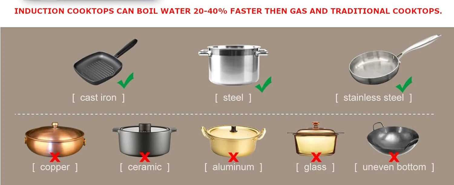 Built-In Invisible Induction Cooktop Stove Hidden Magnetic Granite Electric Induction Cooker Furnace for Household Use