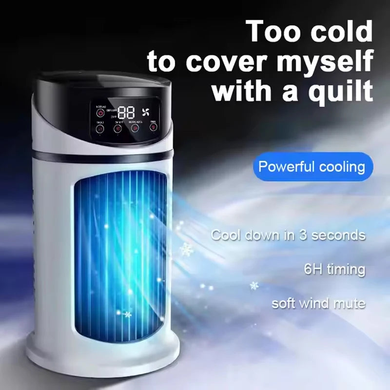 Portable Mini Conditioner Water Cooling Fan Water Cooling Conditioning air Cooler for Office Home Air Conditioner