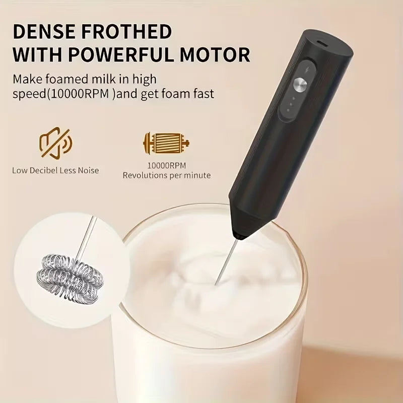 Wireless Electric Mini Milk Frother Coffee Whisk Portable Egg Beater Blender Kitchen Cooking Stirrer Cappuccino Coffee Maker