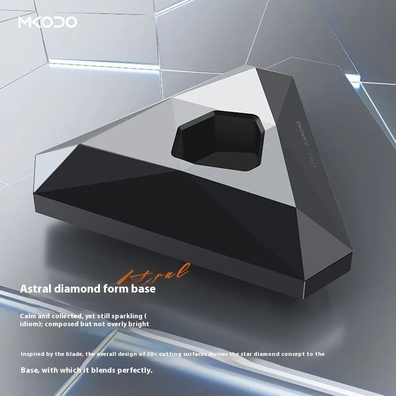 MKODO Manual Safety Razor Set with 6-Layers Imported Blades Tool Head Change High Quality Men Razor Shaving Reusable Use