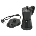 220V 300ml Aluminum Electric Mocha Pot Italian Style EU Plug-in Coffee Maker For Household Fast Convenient Electric Coffee Pot