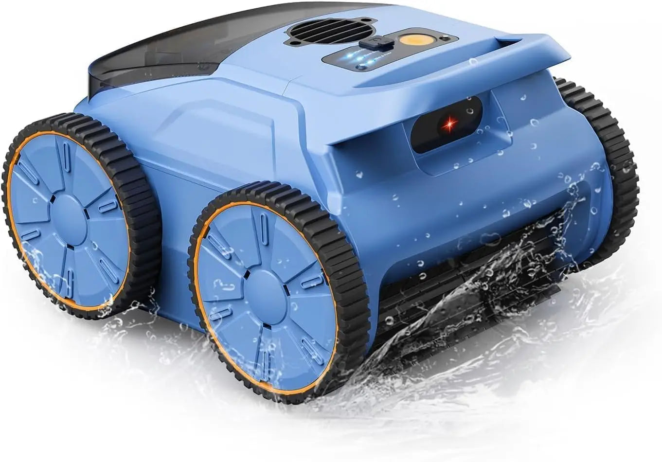 Cordless Robotic Pool Cleaner, 180 Mins Runtime Self-Parking Pool Vacuum For Above Ground Pools, Wall Climbing Automatic Pool Ro