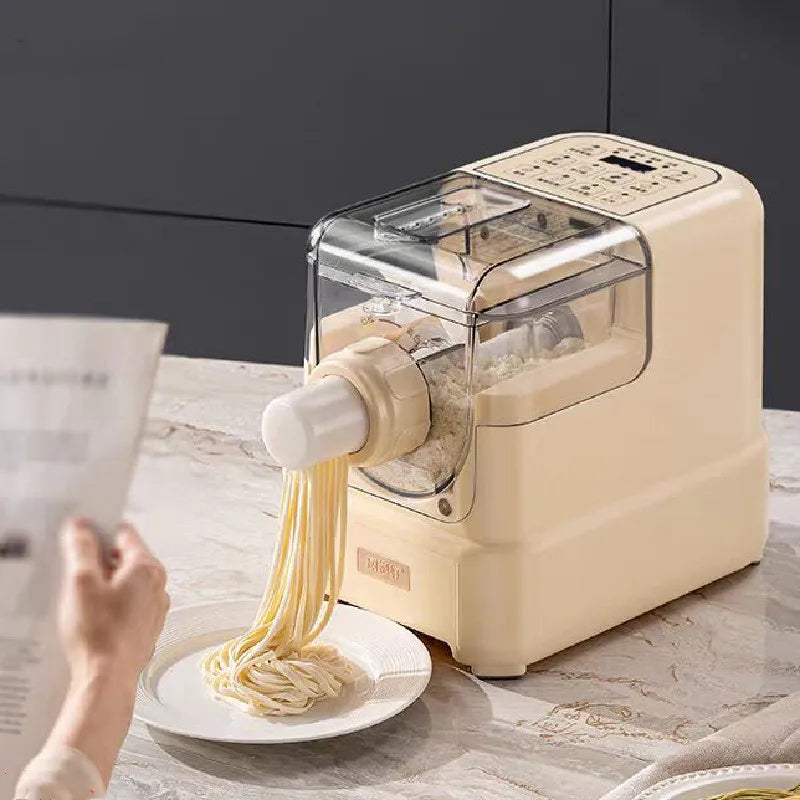 Electric Noodle Machine Household Food Grade Plastic Body Plastic Mold Dumpling Skin Noodle Machine Detachable Cleaning