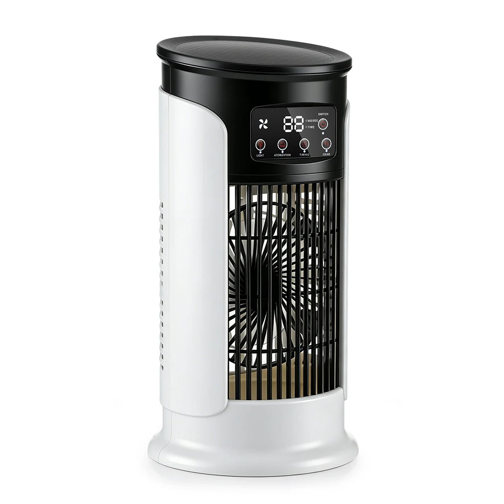 USB Mini Portable Air Conditioner Cooler Fan Water Cooling Air Conditioning for Home Office - Compact Air Cooler