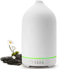 Essential Oil Diffuser 100ml Ceramic Ultrasonic Aroma  Diffuser Humidifier Timer Setting 7 LED Colors Changing Lights For Home