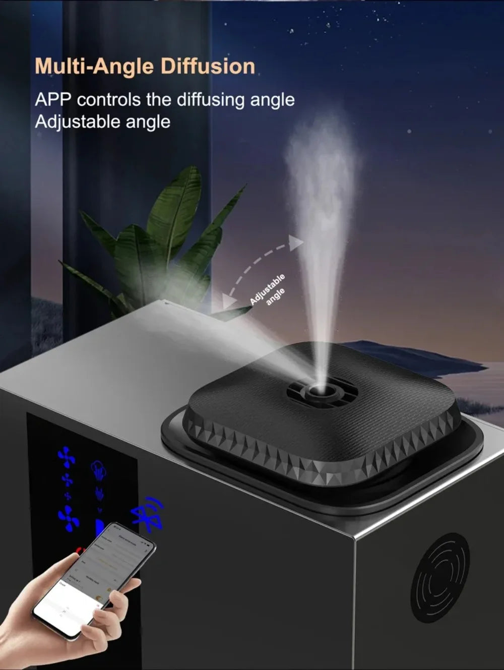 HVAC Professional Aroma Diffuser Electric Smell for Home Wall Mounted Smell Distributor Bluetooth/wifi Room Fragrance Diffuser