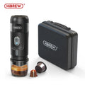 HiBREW Portable Coffee Machine Expresso Coffee Maker Fit Nexpresso Capsule Coffee Powder for Car Camping & Home Heat Water H4A