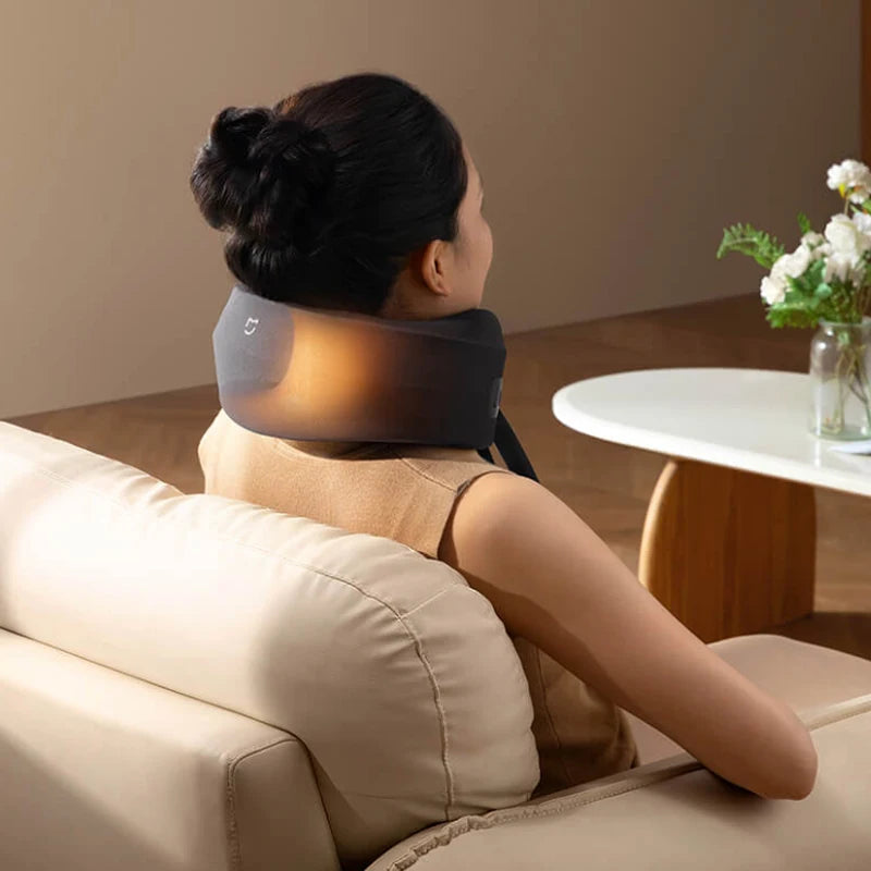 Updated Xiaomi Mijia Smart Neck Pillow Massager Brushless Motor Shoulder Neck Integrated Massage Hot Compress for Mi Home APP