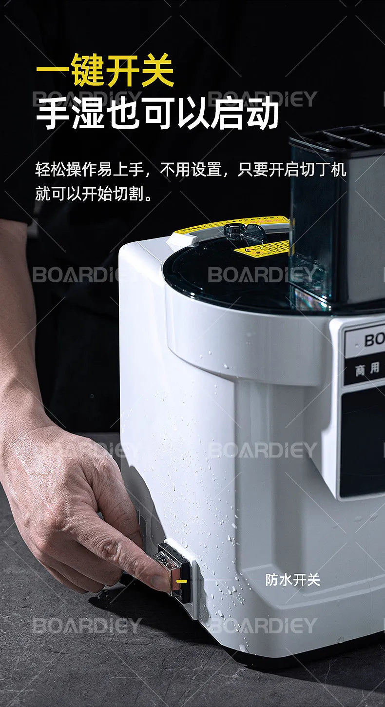 Automatic Vegetable Cutter Multi-Functional Electric Slicer Dicer Shredder for Potato Radish Home Commercial Small