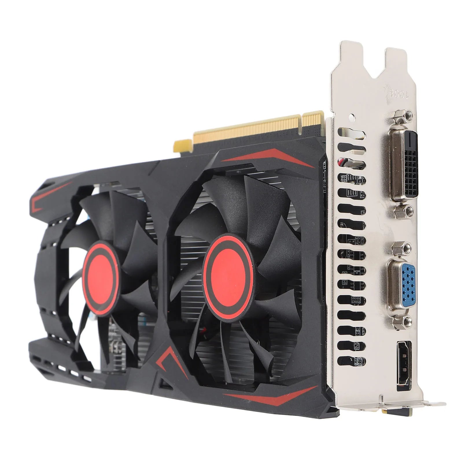 Graphics Card 6GB GDDR5 192BIT Double Fan PCIE 2.0 16X Slot Supports DVI VGA HD Multimedia Interface Gaming Video Card