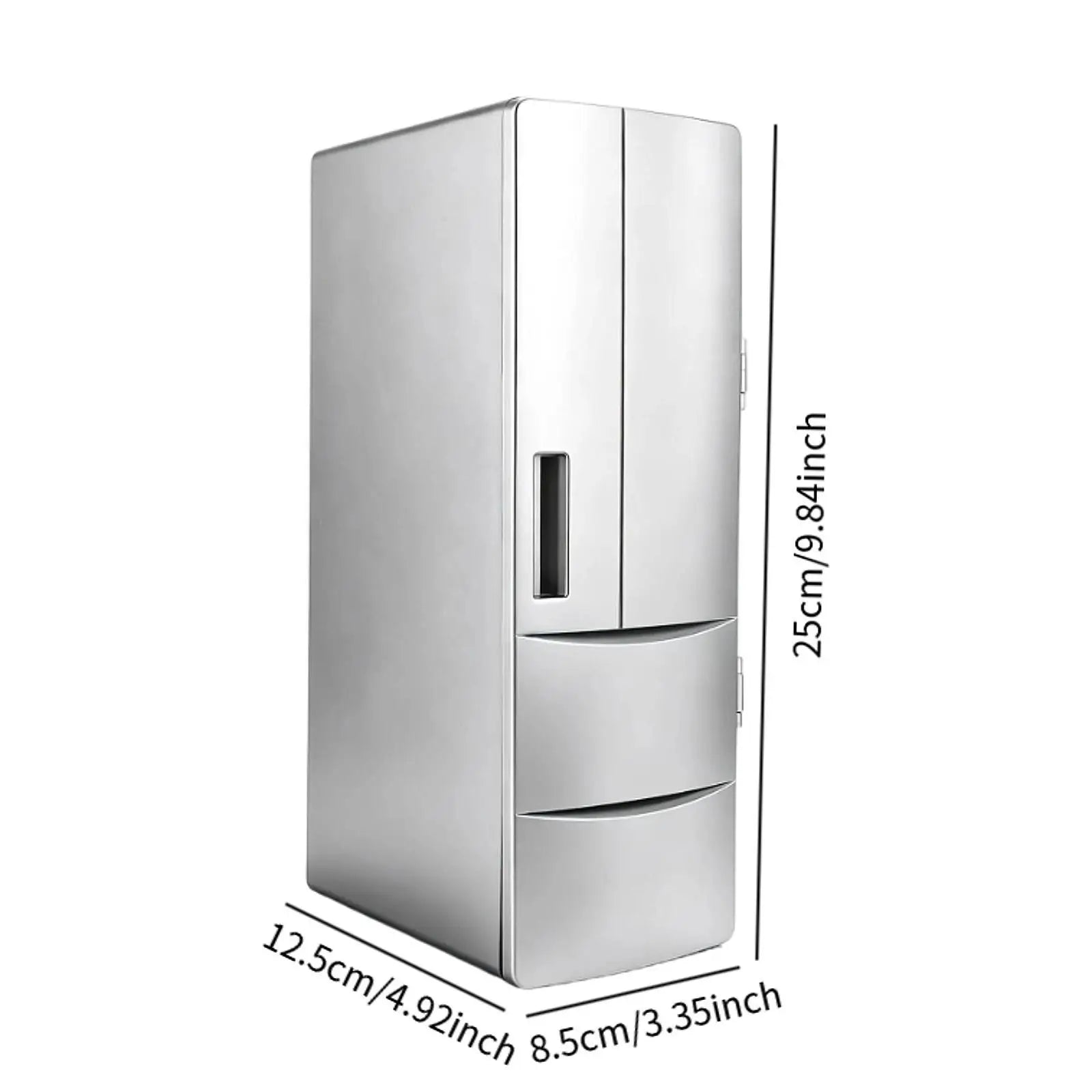 USB Mini Fridge Versatile Drink Can Cooler Warmer for Dorm Bedroom Makeup