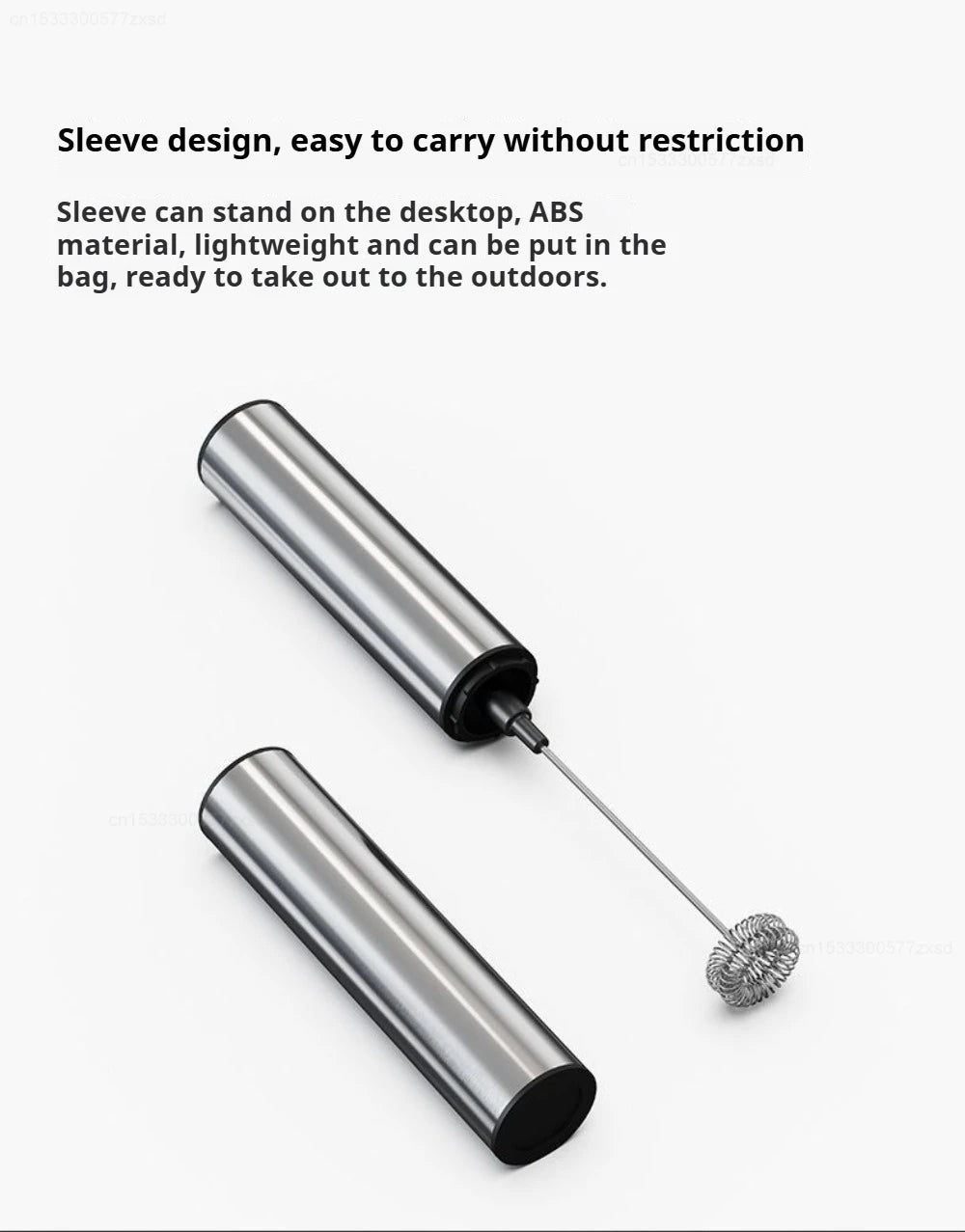 New Electric Milk Frother Household 3 Speeds Rechargeable Coffee Blender Covered Storage for Milk Drink Coffee Cooking Tool