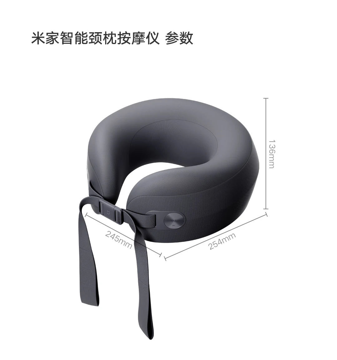 Updated Xiaomi Mijia Smart Neck Pillow Massager Brushless Motor Shoulder Neck Integrated Massage Hot Compress for Mi Home APP