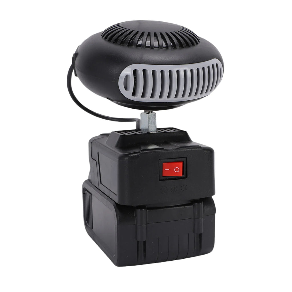 Portable Battery Powered Space Heater Cordless Car Heater Defogger Fan Quiet for Car Office Indoor Use