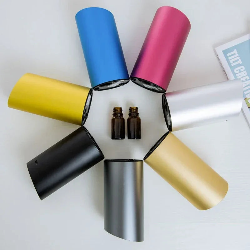 Car Fragrance Diffuser Professional Aroma Diffuser for Car Air Freshener Electric Smell for Home Rechargeable Waterless Diffuser