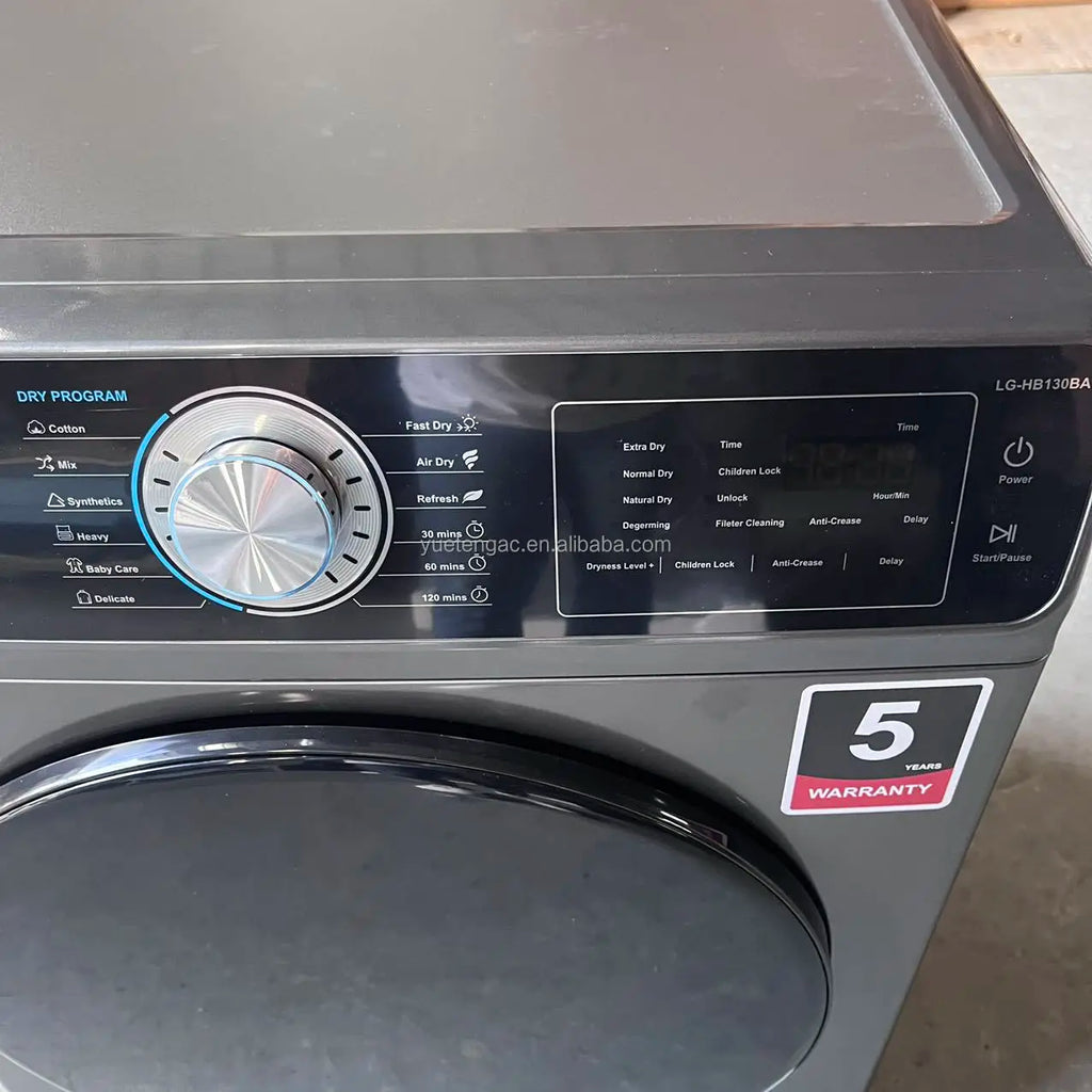 13KG Front Load Heat Pump Clothes Dryer EU Plug 220V Large Capacity Fully Automatic Household Tumble Dryer