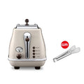 Retro Type Electric Toaster With lid 6 Gear Stainless steel Bagel Bread Oven Sandwich baking tray Defrost Reheat Breakfast Maker