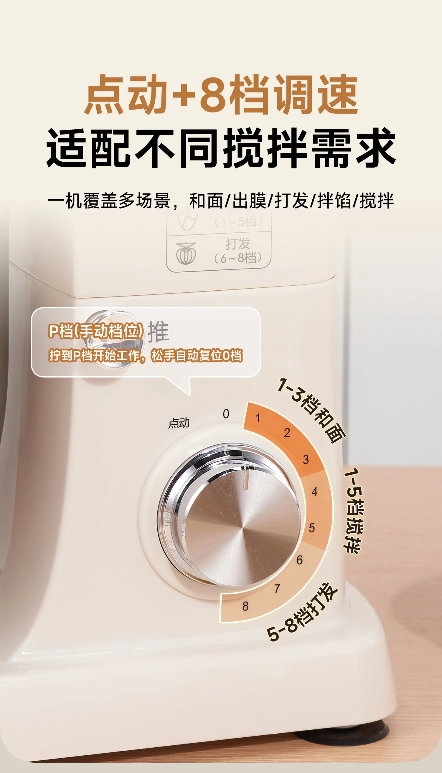 2026 New Stand Mixer Fully Automatic Dough Kneading Mixer for Home Commercial Baking Kitchen Use