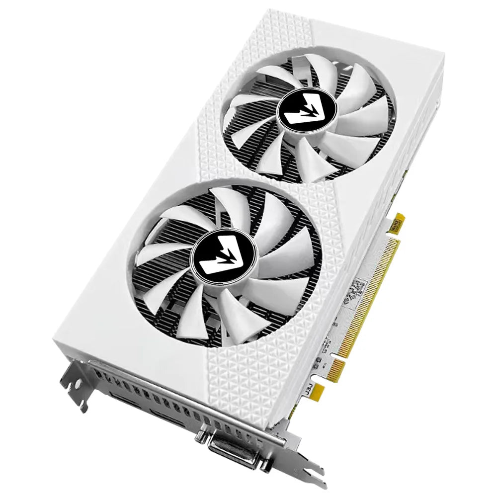 SOYO AMD Radeon RX580 8G Graphics Card GDDR5 Memory White Gaming Card 256Bit HDMI-compatible DP for Desktop Computer Accessories