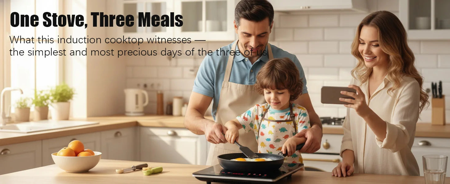 Portable Induction Cooker Sonifer SF-3048 1400W Electric Stove Single Heating Plate Timer Function Overheat Protection