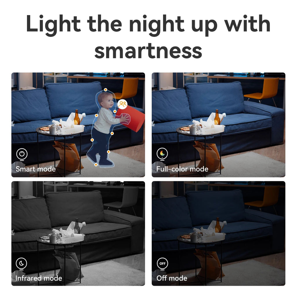 IMOU Ranger Mini 3/5MP IP Camera 360° Human Detection Baby Monitor Home Security Night Vision Surveillance Wireless Wifi Camera