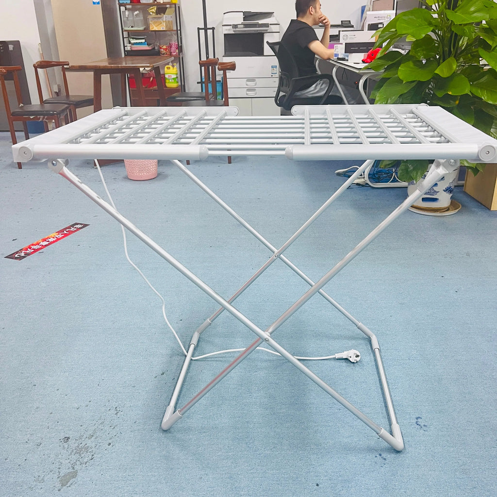 Foldable Heated Electric Clothes Drying Rack, Electric Airer Clothes Drying Rack Foldable Clothes-dryer Rack For Indoor