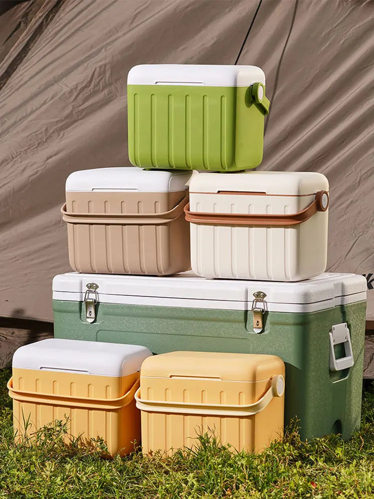 6L Camping Cooler Box Multipurpose Outdoor Hard Cooler for Camping Picnic Beach Drink Beverage Fishing