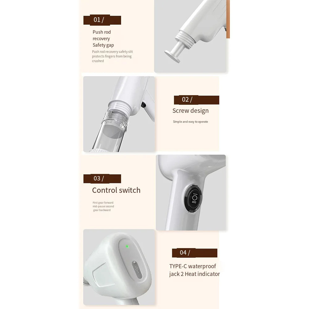 USB Cordless Electric Pasta Maker Machine Automatic Pasta Noodle Maker Portable 6 Molds for Home Kitchen Gadget 제면기 국수기계