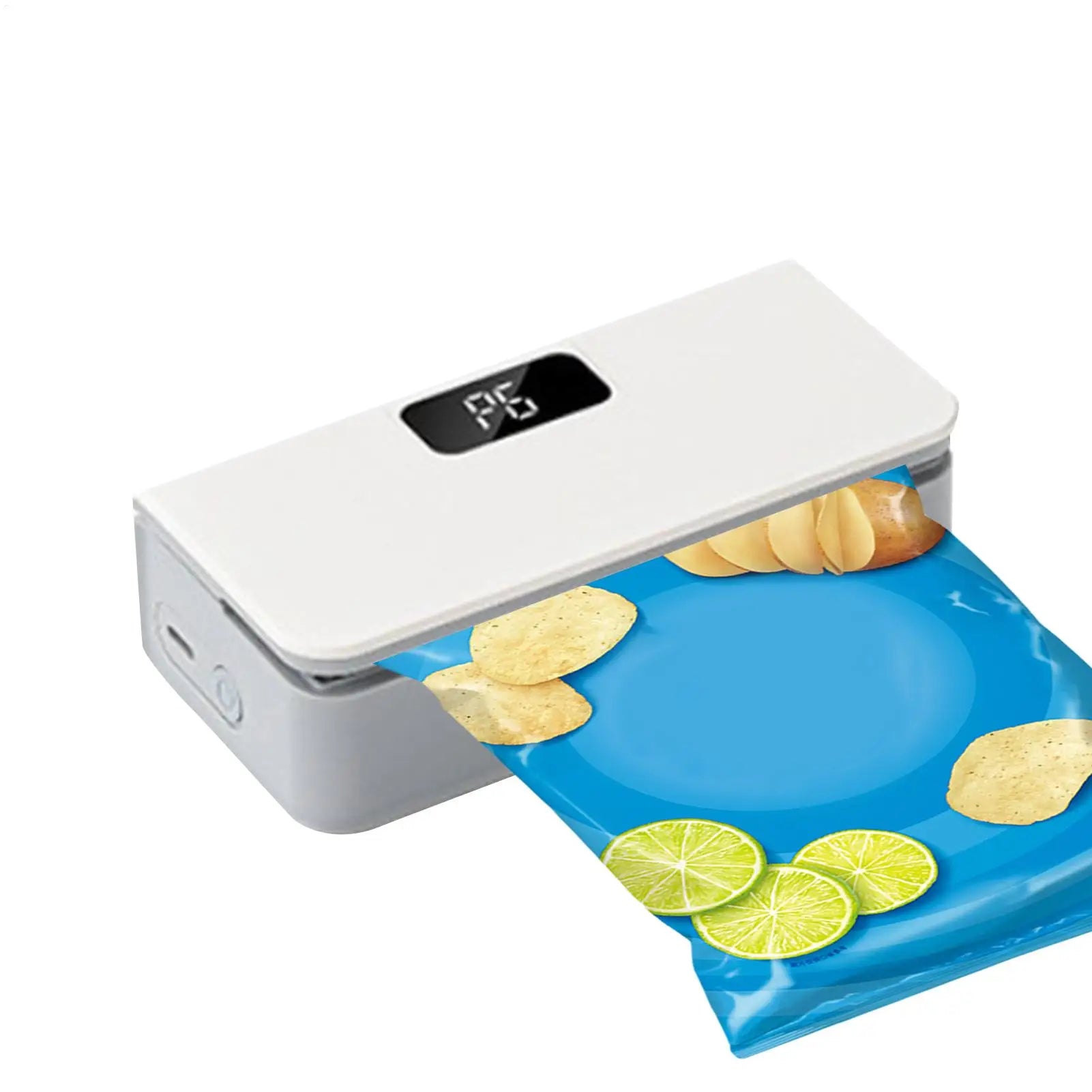 Electric Handheld Sealer Machine Mini Sealer 6-Mode Rechargeable Magnetic with Cutter for Home Kitchen Restaurant Snack Chip