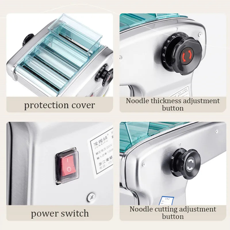 Stainless steel noodle machine Automatic electric Pasta machine small household Pasta Maker