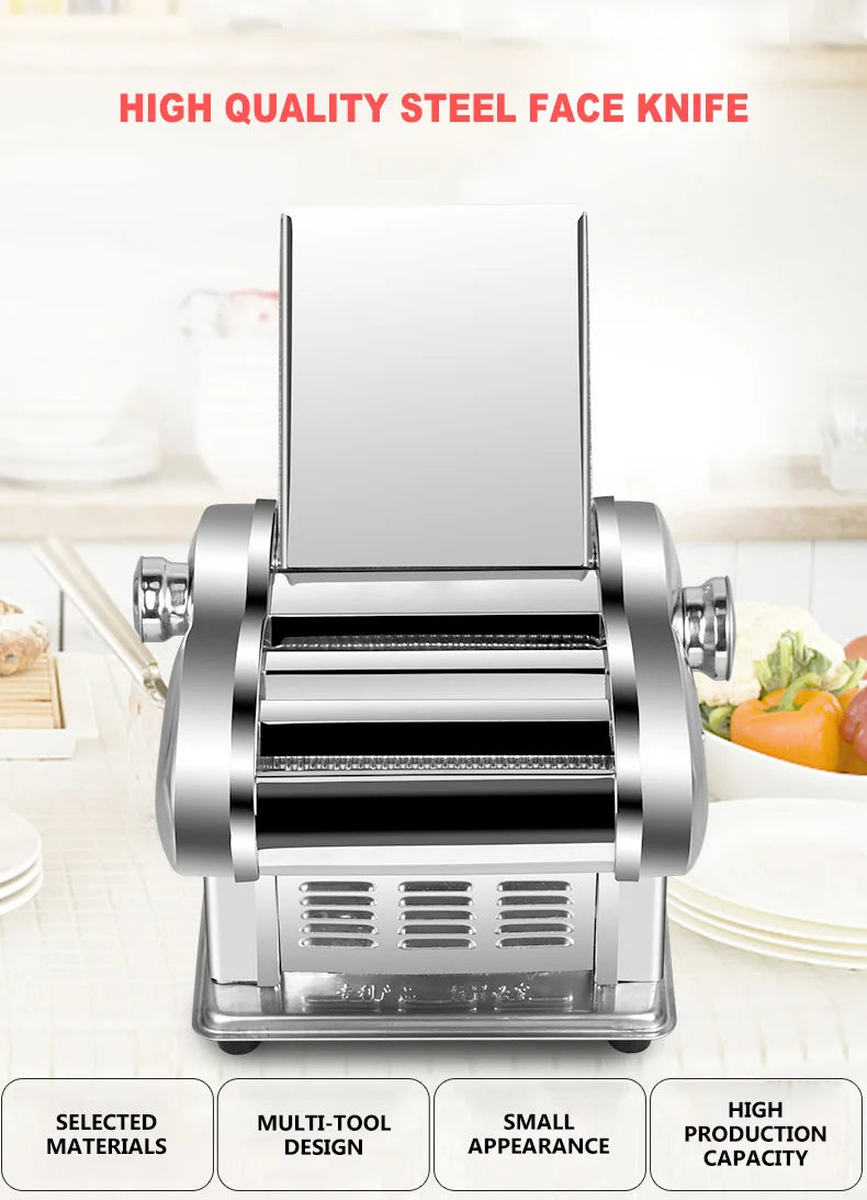1 Blade Home Electric Automatic Small Multi-Functional Pasta Maker Family Special Stainless Steel Noodle Machine