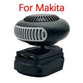 Portable Lithium Electric Power Warm Air Blower Fan Heater Hot&Cold Wind Dual Mode for Makita for Bosch for DeWalt for Milwaukee