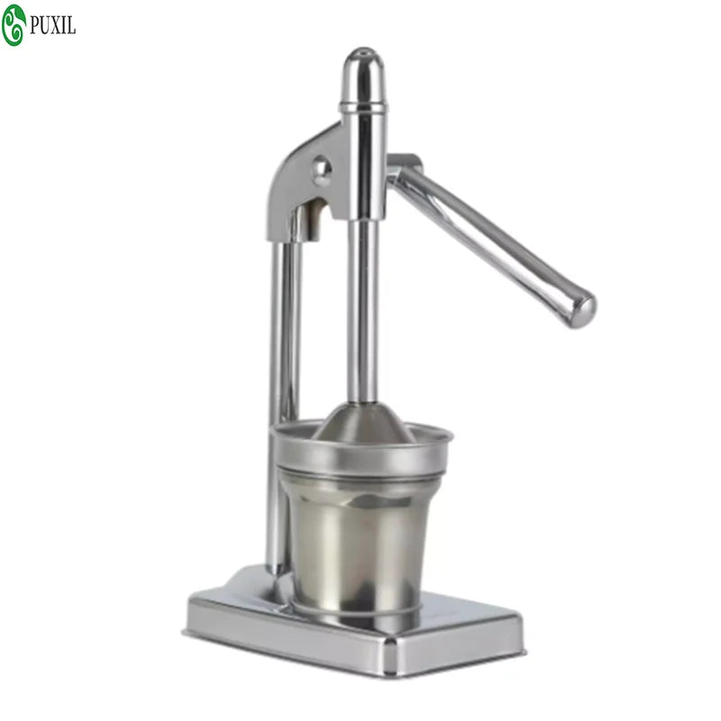 Stainless steel manual juicer, suitable for orange juice, lemon, pomegranate, and hand pressed juice extractors, an easy to clea