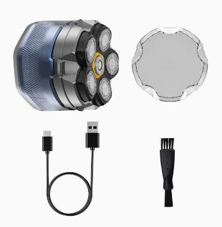 6D Magnetic Electric Head Shaver Waterproof LED Rechargeable Hair Trimmer Bald Men Face Hair Cutting Razor