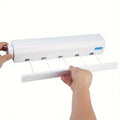 Retractable Clothes Drying Rope 3.75m Clothesline 5 Wires Wall Mounted Shrinkable Plastic Laundry Hanger Indoor Drying Rack