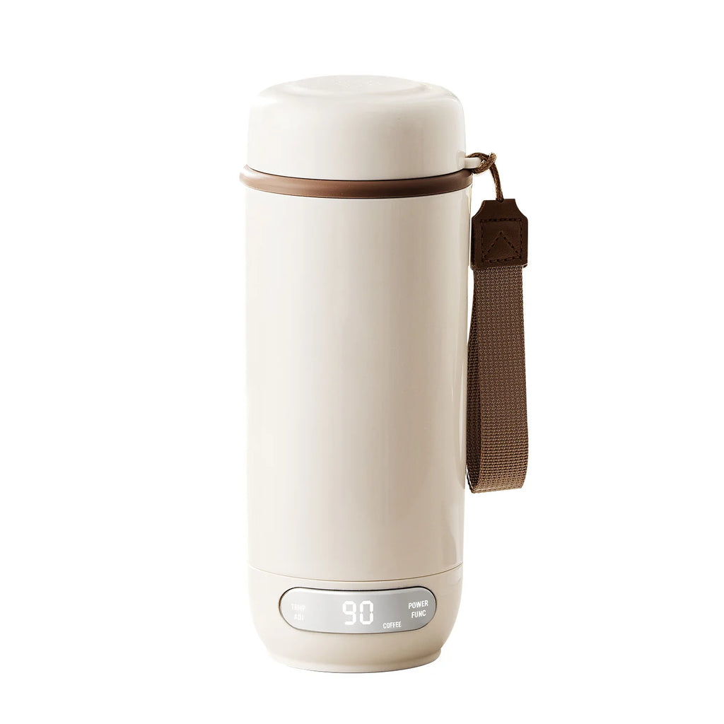 Electric Kettle Portable 600ml Travel Heating Touch Screen Intelligent Adjustable Temperature Thermal Cup