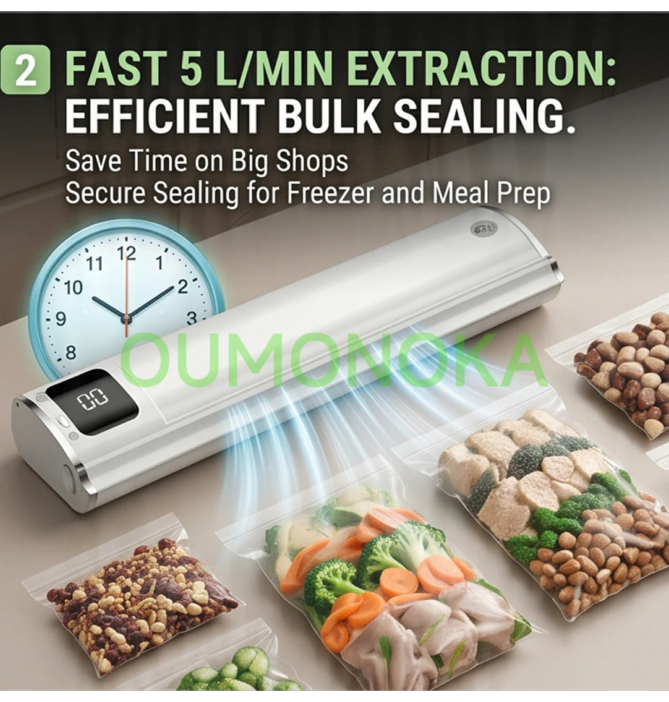 Multi-Mode Food Vacuum Sealer for Vacuumor for Products  Cuisine Packaging Plastic Bag Sealant Kitchen Sealing Machine